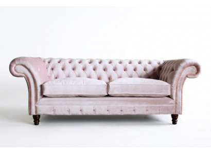 Chesterfield 3-zits design slaapbank bankstel bekleding banken textiel driezitter