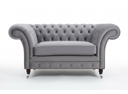 Chesterfield Sofa Bank Bekleding Set 1,5 Zitbank Klassiek Eenzitter