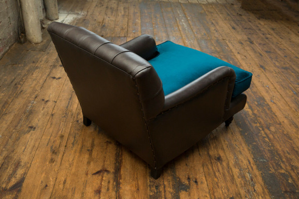 Lounge Luxe Televisie Club Bekleding Zitter Fauteuil Ontwerp Bank Sofa Relax Leer