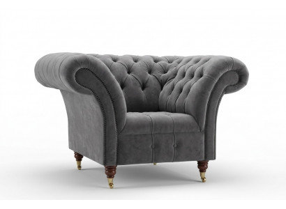 Fauteuil Metaal Design Lounge Club Stoel Zit Relax Luxe Kamer Wacht Nieuw Bekleding