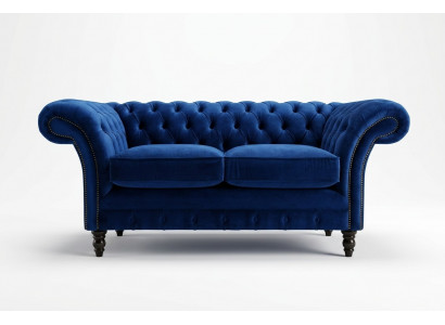 Chesterfield Sofa 2-zits Bekleding Designer Banken Sofas Garnituur Tweezitter