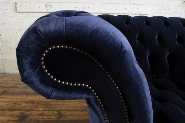 Chesterfield Sofa Bankstel Bekleding Set 1,5-zits Banken Klassieke Eenzitter