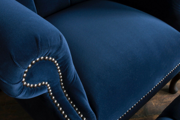 Lounge Luxe Televisie Club Bekleding Zit stoel Design Bank Sofa Nieuw Relax Fluweel