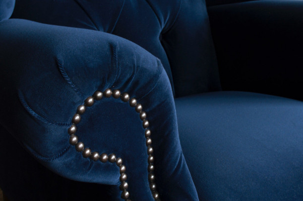 Lounge Luxe Televisie Club Bekleding Zit stoel Design Bank Sofa Nieuw Relax Fluweel