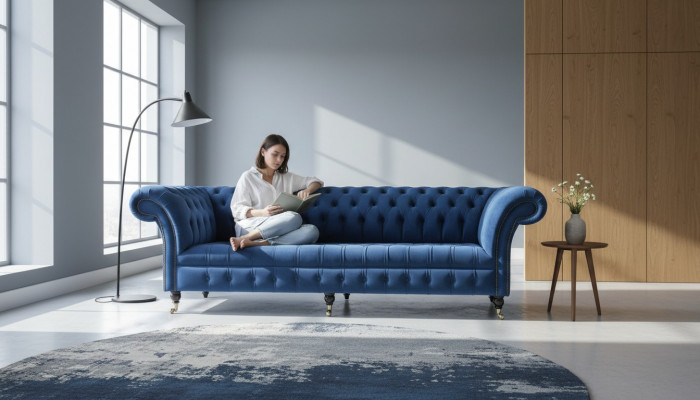 Bank Banken Luxe Gestoffeerde Bankstellen Stoffen Luxe Designer Bank Nieuwe 4-Zits
