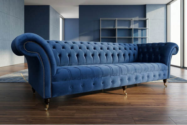 Bank Banken Luxe Gestoffeerde Bankstellen Stoffen Luxe Designer Bank Nieuwe 4-Zits