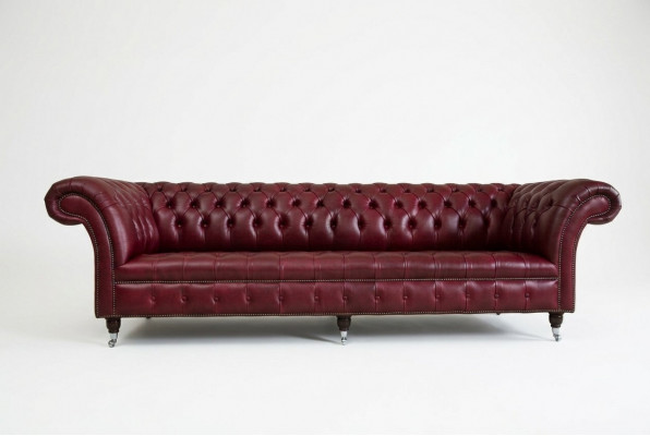 Chesterfield Design Bank 4-Zits Bank Bekleding Luxe Klassieke Stoffen Bankstellen