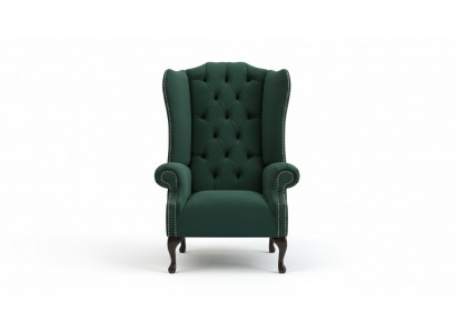 Chesterfield oorfauteuil 1-zits gestoffeerde bank sofa relax tv-meubel.