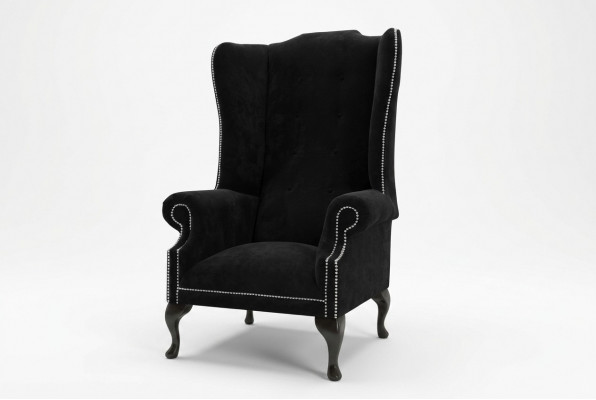 Fauteuil 1-zits Relax Bekleding TV Chesterfield Textiel Sofa Fluweel Nieuw