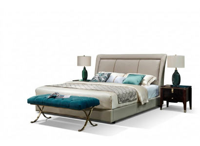 Bedden Bedden Bekleding Dubbel Huwelijk Luxe Leder Moderne Designer Slaapkamermeubels