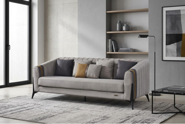 Sofaset woonlandschap banken banken gestoffeerde stoffen bank 3+1 zits