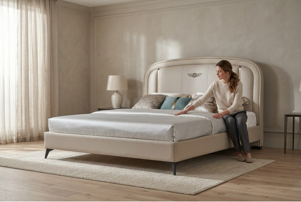 Bed Bekleding Design Luxe Dubbel Hotel Decor Bedden 180x200cm Slaapkamer