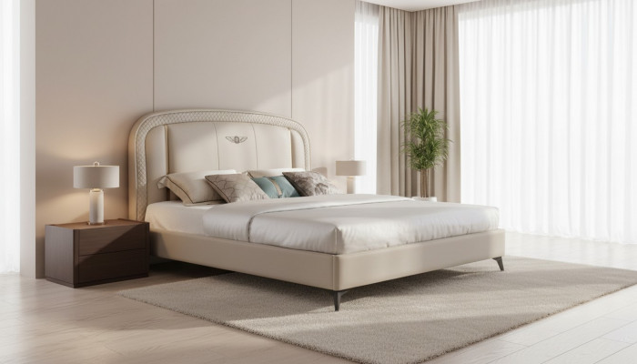 Bed Bekleding Design Luxe Dubbel Hotel Decor Bedden 180x200cm Slaapkamer
