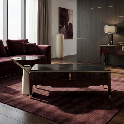 Moderne salontafel tafel bank ontwerp tafels hout decor woonkamer bijzettafel