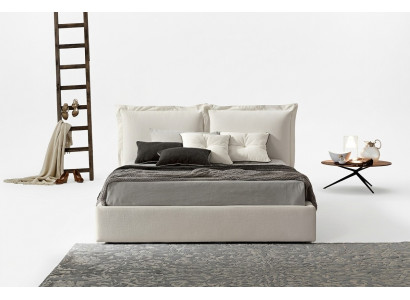 Modern design hotelbed XXL bedden luxe stijl dubbel textiel 180x200 cm stof