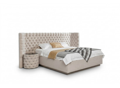 Ontwerp Chesterfield Bed Lederen Hotelbedden Slaapkamer Luxe Lederen Bekleding Nieuw