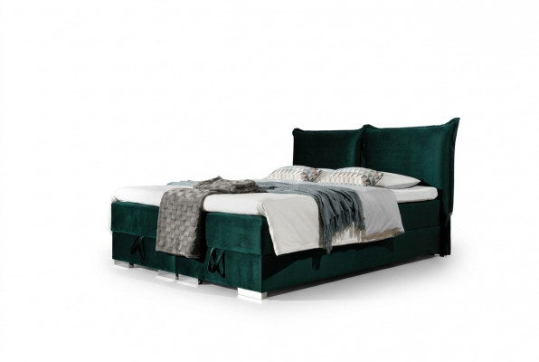 Boxspringbedden Bed Bekleding Kunstleer Designer Hotel Dubbel Luxe Design Nieuw