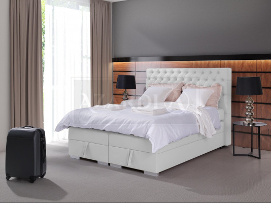 Luxe slaapkamer bed gestoffeerd ontwerp Luxe dubbele hotelbedden Chesterfield