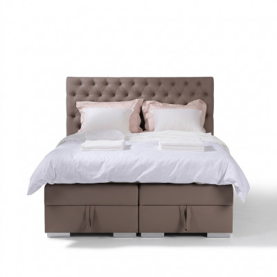 Luxe slaapkamer bed gestoffeerd ontwerp Luxe dubbele hotelbedden Chesterfield