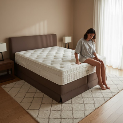 Hoogwaardige matras Matrassen 7 zones Bed Visco Schuim Vogue Luxe Nieuw
