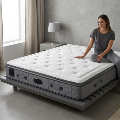 Hotel - Bed - Beds - Hoogwaardige matras - King size matrassen - 140x200