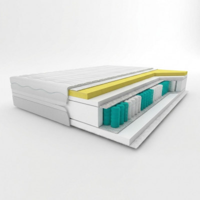 Hoogwaardige matrassen 7 zones bed visco schuim 100x200 matrassen luxe 20 cm