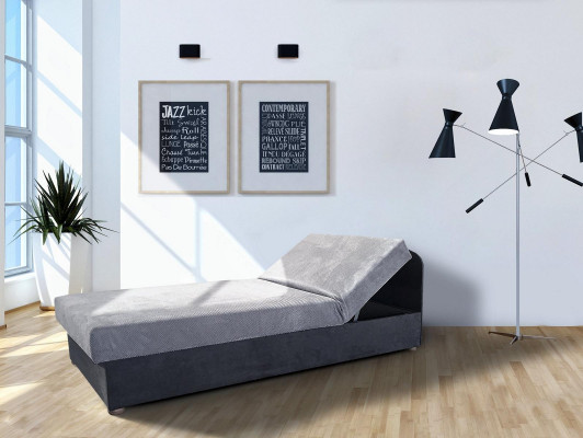 Bedden Hout Leder 80x200cm Stoffering Echtgenoot Design Leder Hotel Boxspring Meubels
