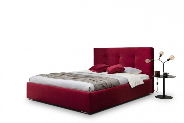 Gestoffeerd bed Bedden Bed Bekleding Designer Hotel Dubbel Luxe Design 180x200 cm Nieuw