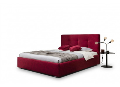 Gestoffeerd bed Bedden Bed Bekleding Designer Hotel Dubbel Luxe Design 180x200 cm Nieuw