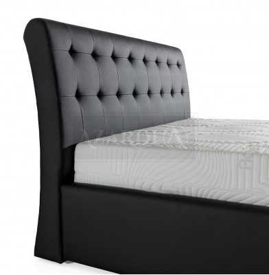 Klassieke luxe bedden bekleding leer textiel hoogwaardig slaapkamer bed nieuw