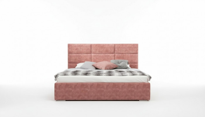 Tweepersoonsbed Klassiek Hoogwaardig Design Textiel Frame Bed Bedden 140 x 200