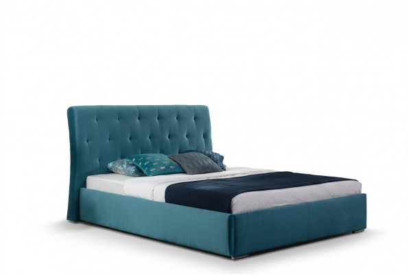 Bett Polster Design Luxe Dubbel Hotelbedden 180x200cm Slaapkamer Fluweel Nieuw