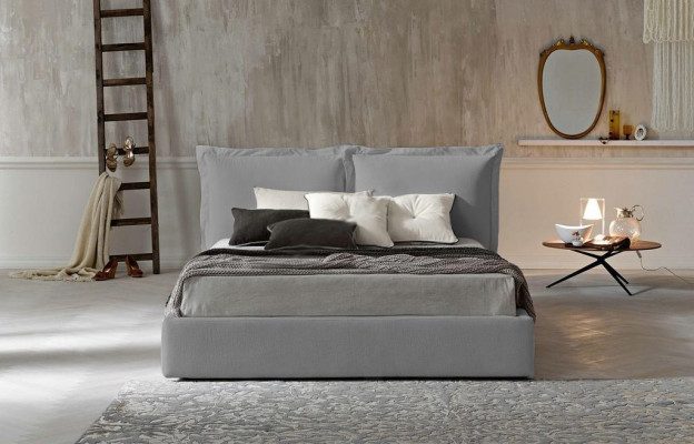 Bett Polster Design Luxe Dubbel Hotelbedden 180x200cm Slaapkamer Leer Nieuw