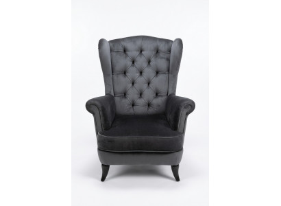 Oorfauteuil Chesterfield leun stoelen fauteuil 1-zits troonstoel zitkussen.