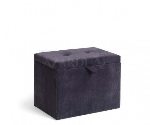 Poef Voetenbank Ottomaan Zitkruk Beklede kruk Zitpoef Elegante Kist Box nieuw