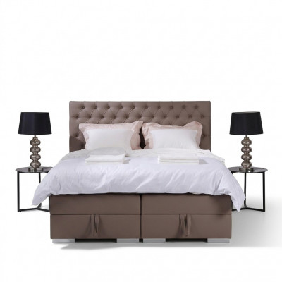 Designer Boxspring Bed Dubbele Bedden Slaapkamer Chesterfield Meubels