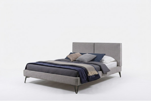 Luxueus leder textiel bed, gestoffeerde bedden, dubbel modern tweepersoonsbed 140/160/180 nieuw