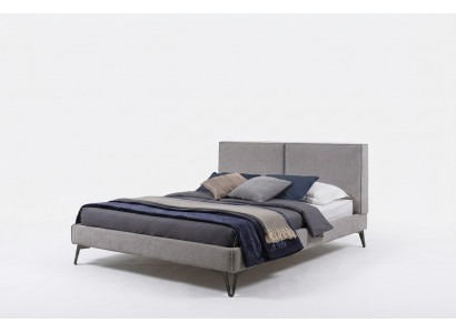 Luxueus leder textiel bed, gestoffeerde bedden, dubbel modern tweepersoonsbed 140/160/180 nieuw
