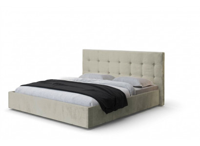 Luxueus gestoffeerde designbedden dubbel modern bed echt exclusief 180x200 cm frame