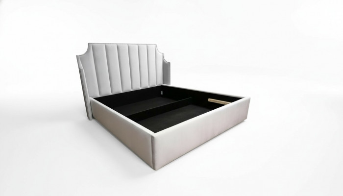 Lederen ontwerpbed bedden huwelijk modern frame slaapkamer luxe hotel dubbel