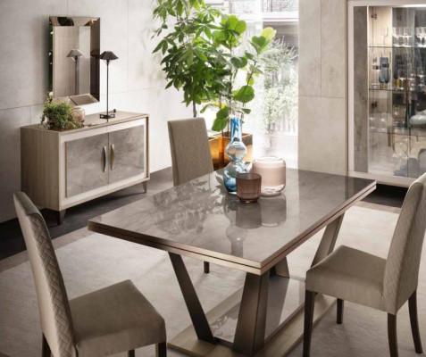 Eettafel Eetkamer Woonkamer Set Hout Ontwerp Italiaanse Meubels