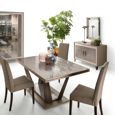 Eettafel Eetkamer Woonkamer Set Hout Ontwerp Italiaanse Meubels