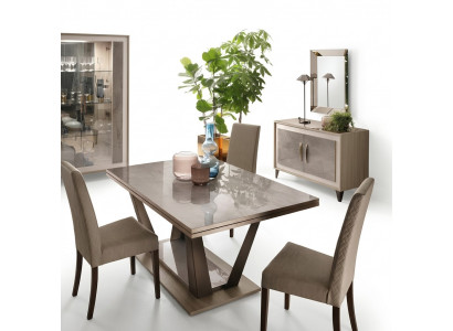 Eettafel Eetkamer Woonkamer Set Hout Ontwerp Italiaanse Meubels