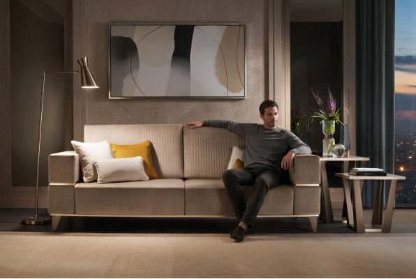Sofa Bank Bekleding 3 zits textielbanken banken stoel sets ontwerp nieuw club