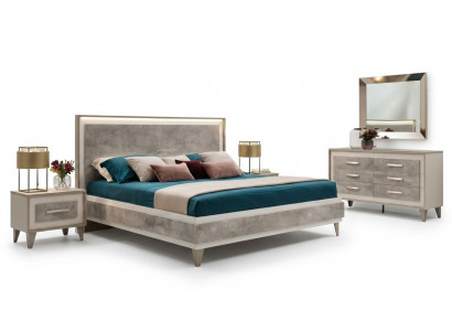 arredoclassic Italiaanse slaapkamermeubeldesign set Bed Nachtkastje