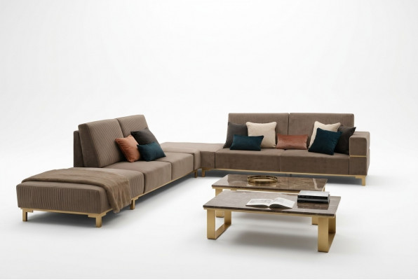 Moderne tafel salontafel bijzettafel bank woonkamer ontwerp hout nieuw tafels