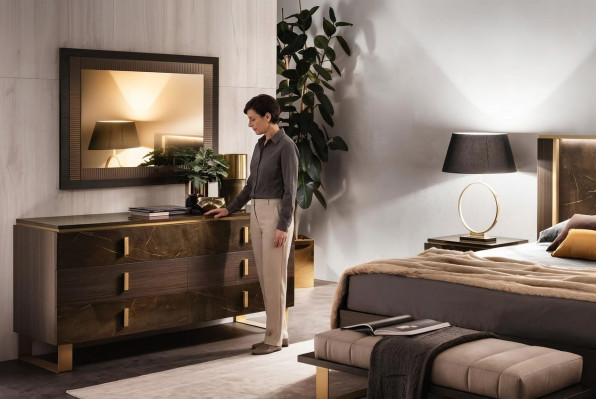 Console tafel dressoir met spiegel luxe meubelset console 2-delig. Gemaakt.