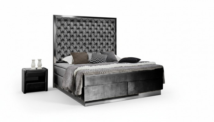 Boxspringbed Stof Meubels Bedden Bed Textiel Slaapkamer Design Chesterfield