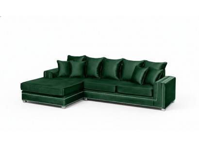 Hoekbank L-vorm Textiel Luxe Design Woonlandschap Gestoffeerde Bank Banken Meubels