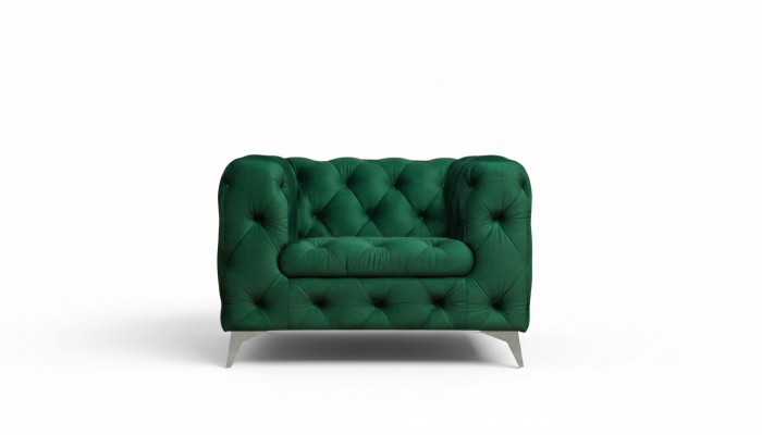 Chesterfield fauteuil Luxe eenzitter Chesterfield gestoffeerde bank Lounge Club fluweel